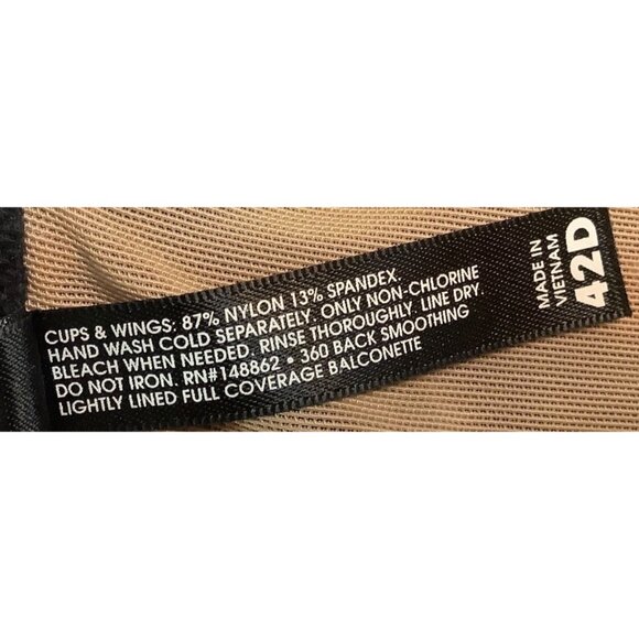 Torrid Curve Black Lace Full Coverage Balconette Bra 42D Light Lined Adjustable - Picture 4 of 7